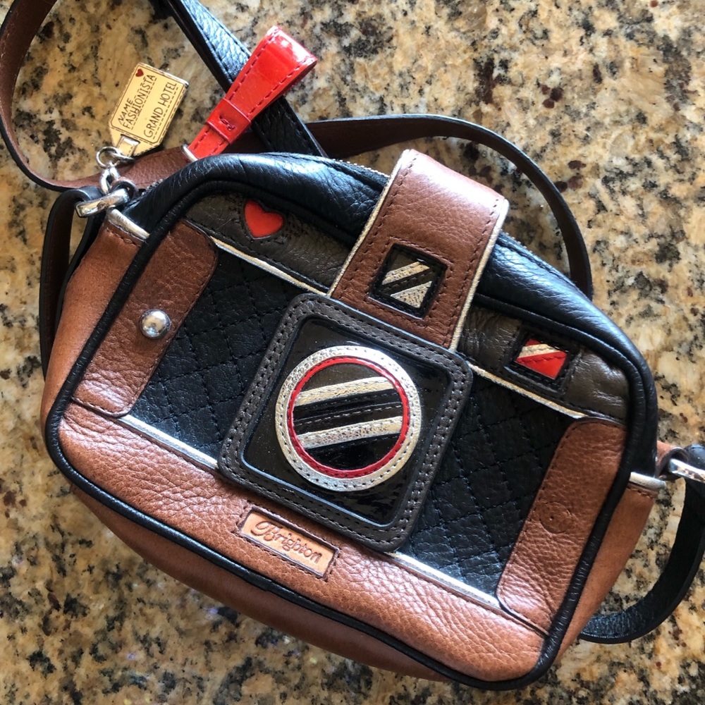 Brighton All Leather Camera Purse